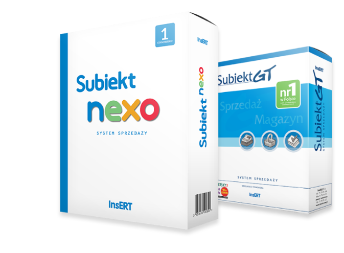 Subiekt <span>nexo</span> i <span>gt  to programy kompleksowo wspomagający obsługę sprzedaży w małych i średnich firmach